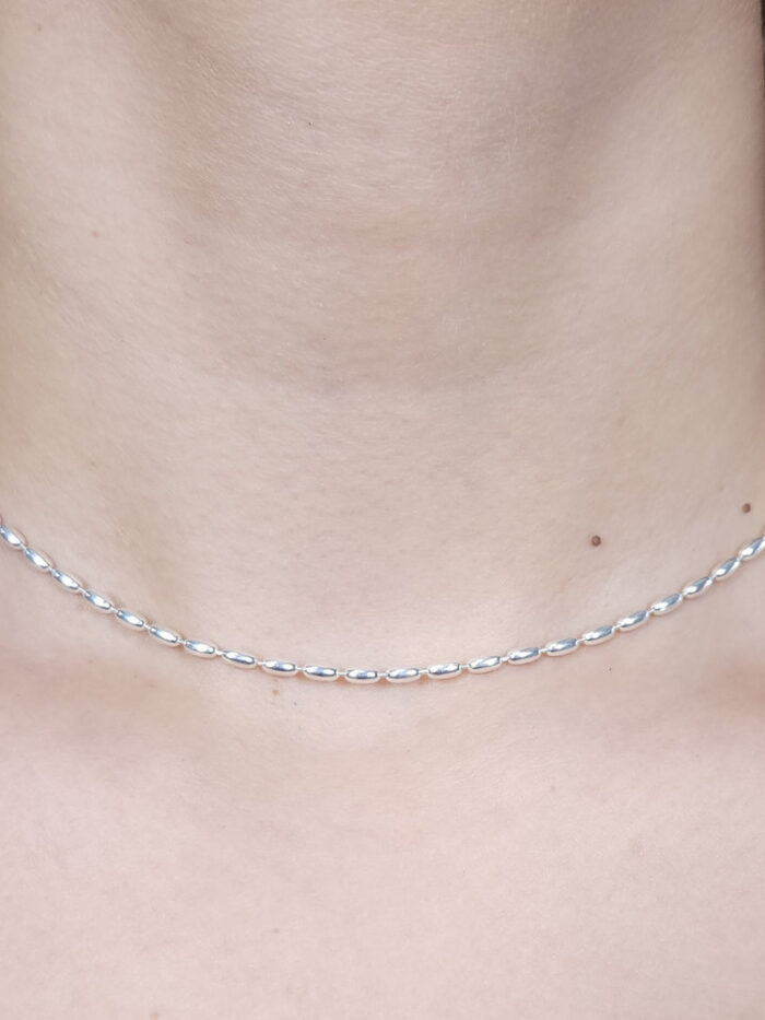 Gargantilha chocker elo oval