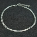 Tornozeleira elos duplos chapeado