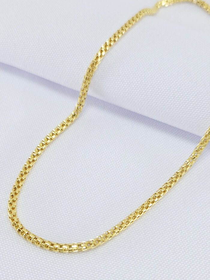 Gargantilha estilo malha