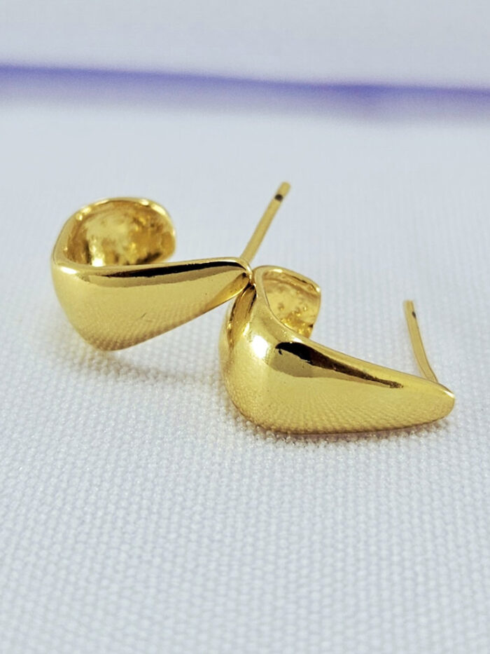 Brinco gota chapeado