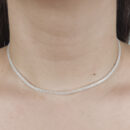 Gargantilha chocker fio riviera fininha cristal