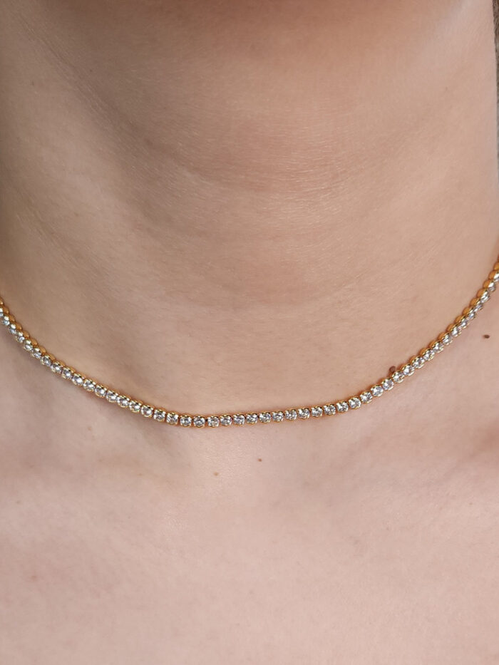 Gargantilha choker riviera