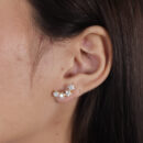 Brinco estrelas cravejadas