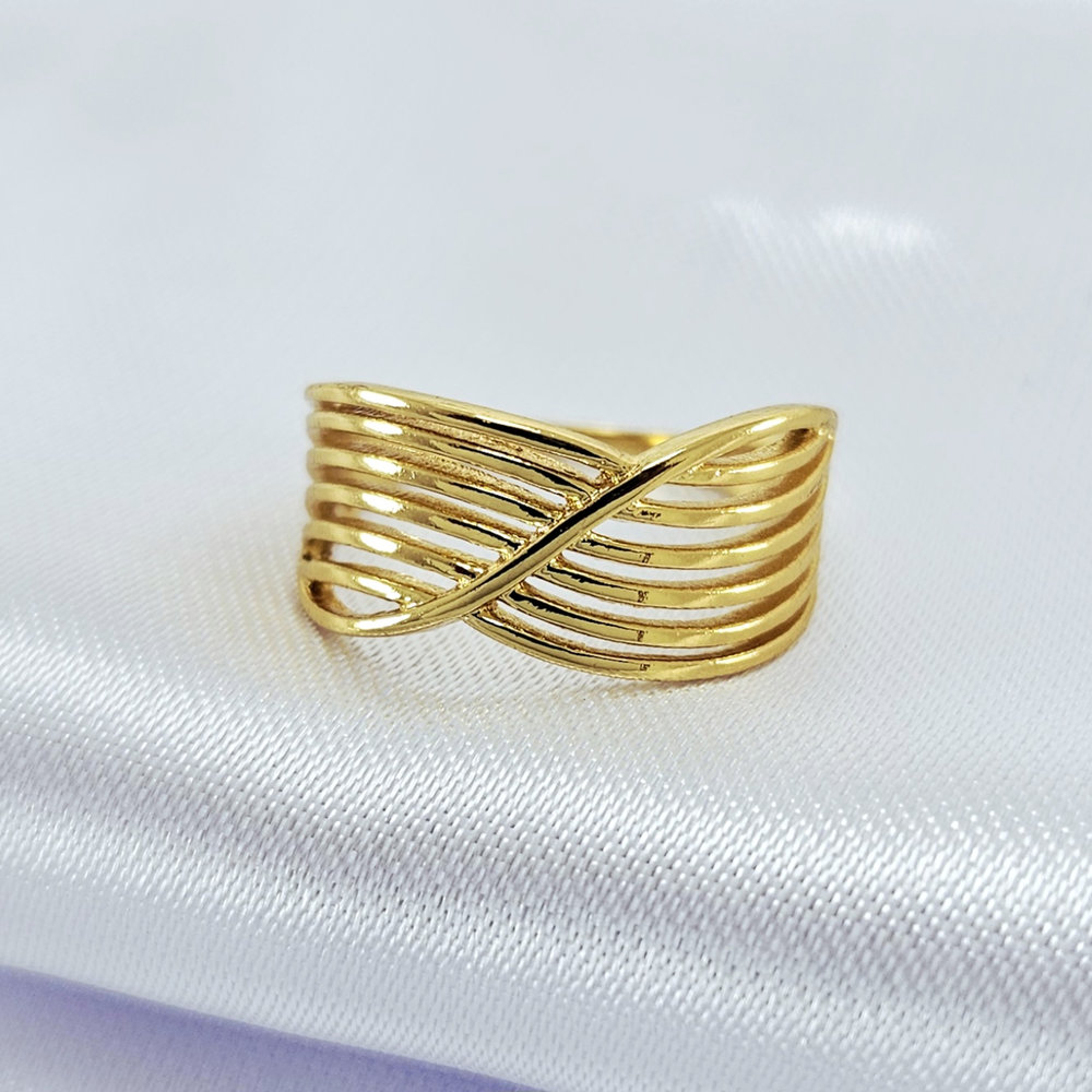 Anel fios vazados lisos - Imagem 2