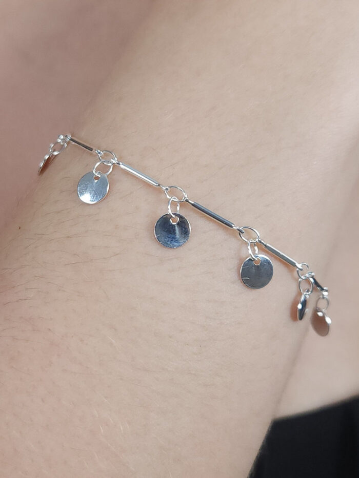 Pulseira elos redondos