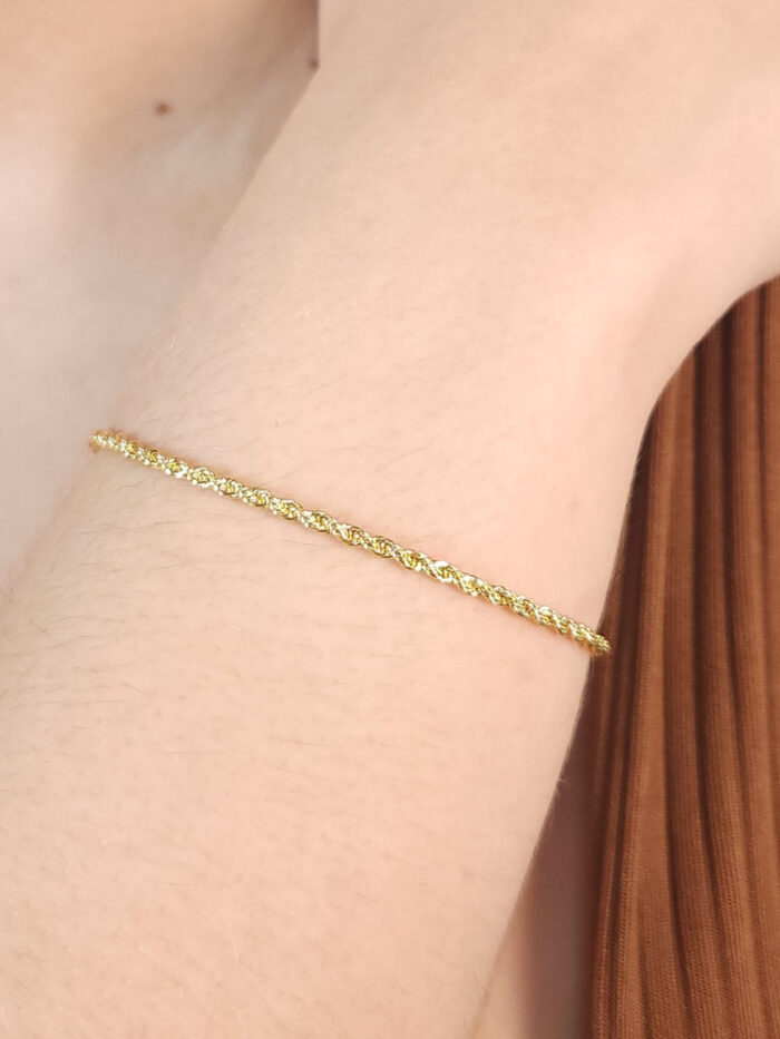 Pulseira baianinha dourada