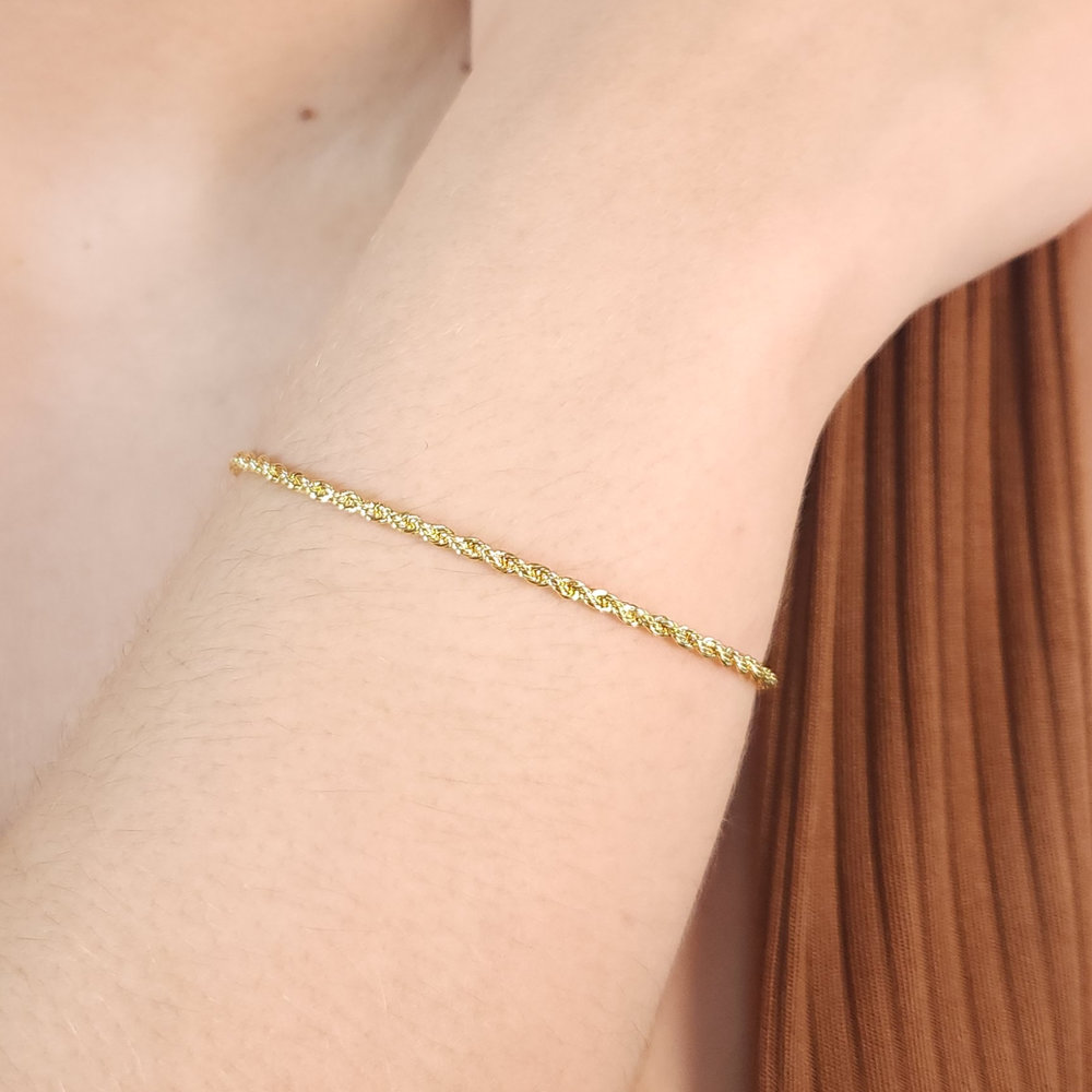 Pulseira baianinha dourada