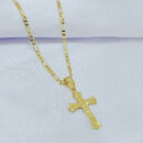 Gargantilha masculina pingente cruz