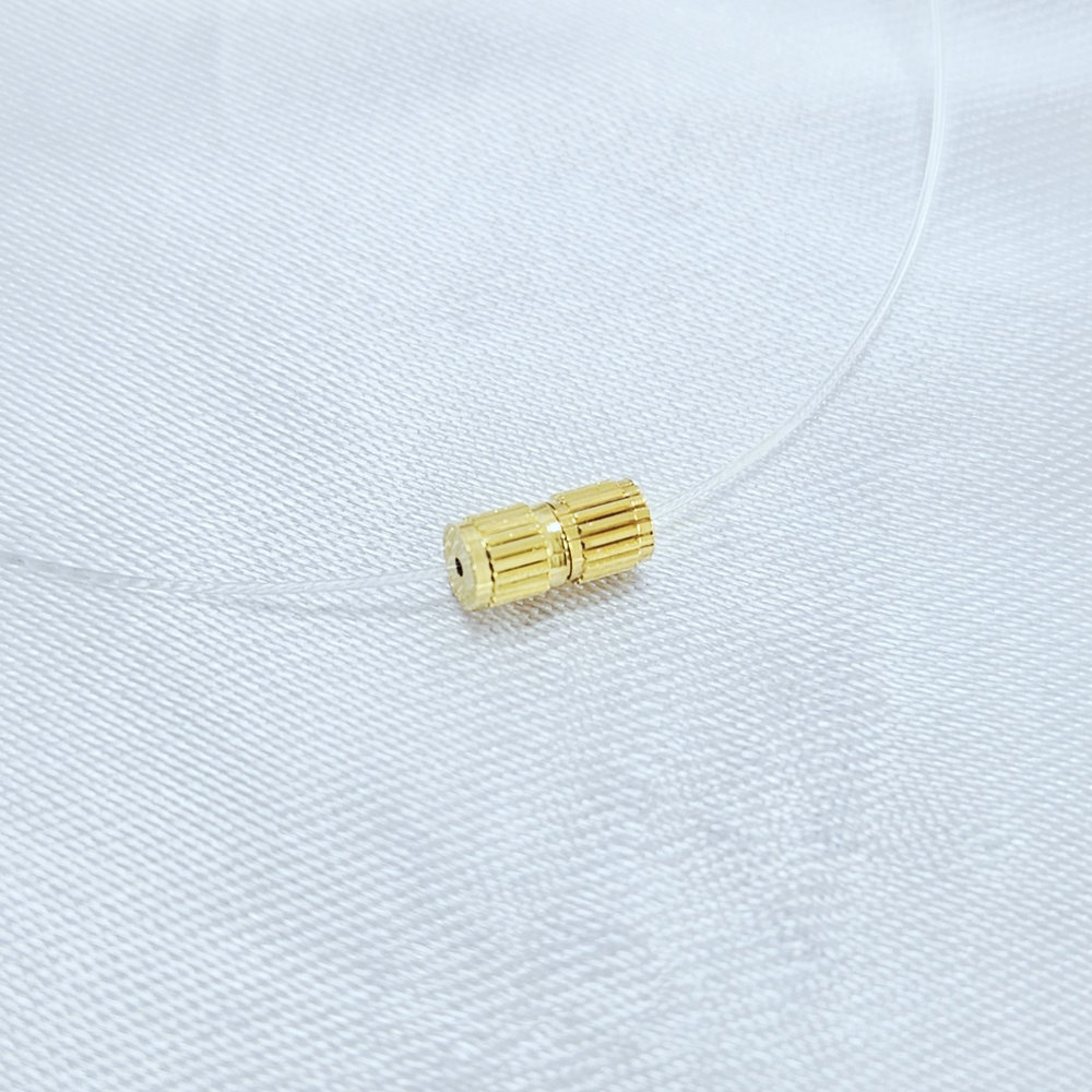 Gargantilha de nylon com nossa senhora aparecida