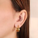 Argola fio duplo liso