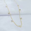 Gargantilha com pontos de luz