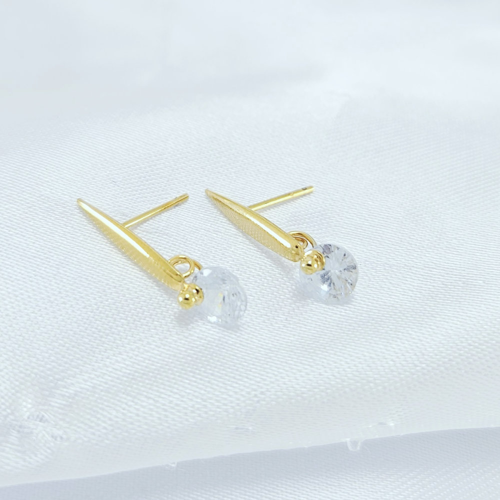 Brinco base navete com ponto de luz