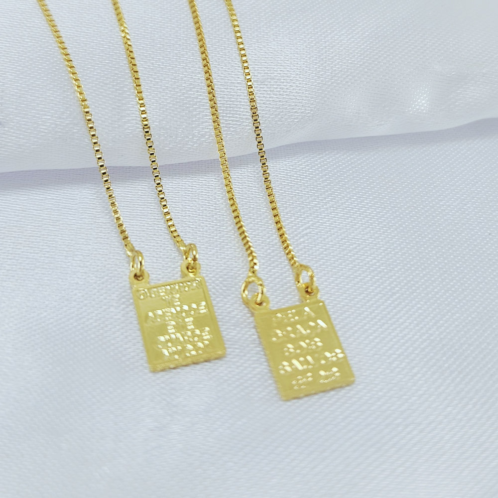 Escapulário Nossa Senhora do Carmo e Sagrado Coração - Imagem 2