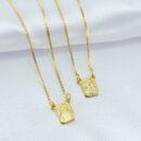 Escapulário Sagrado Coração de Jesus com frase no verso