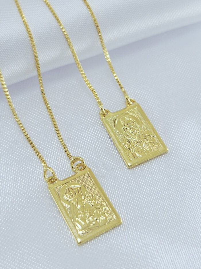 Escapulário N.S do Carmo e sagrado coração de jesus / Placa Maior