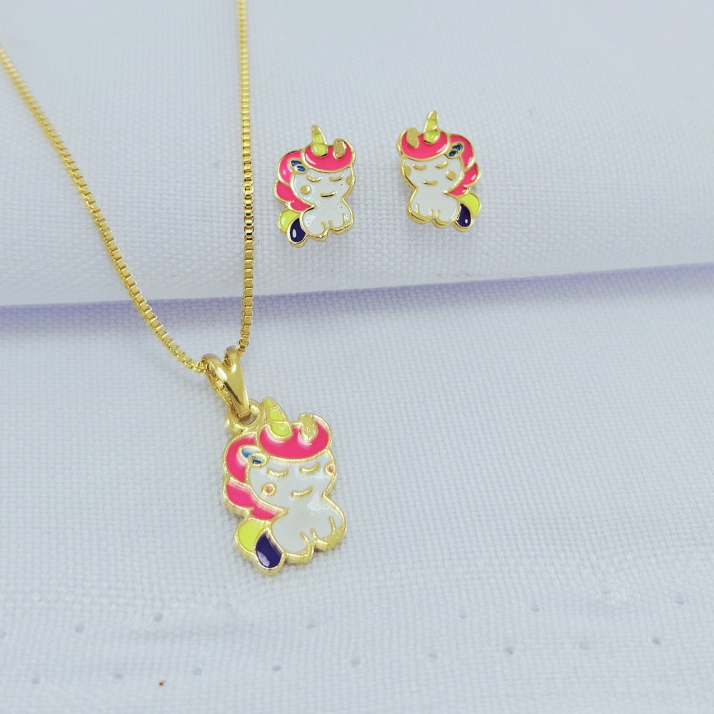 Conjunto infantil unicórnio