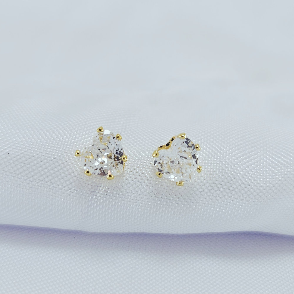 Brinco ponto de luz coração