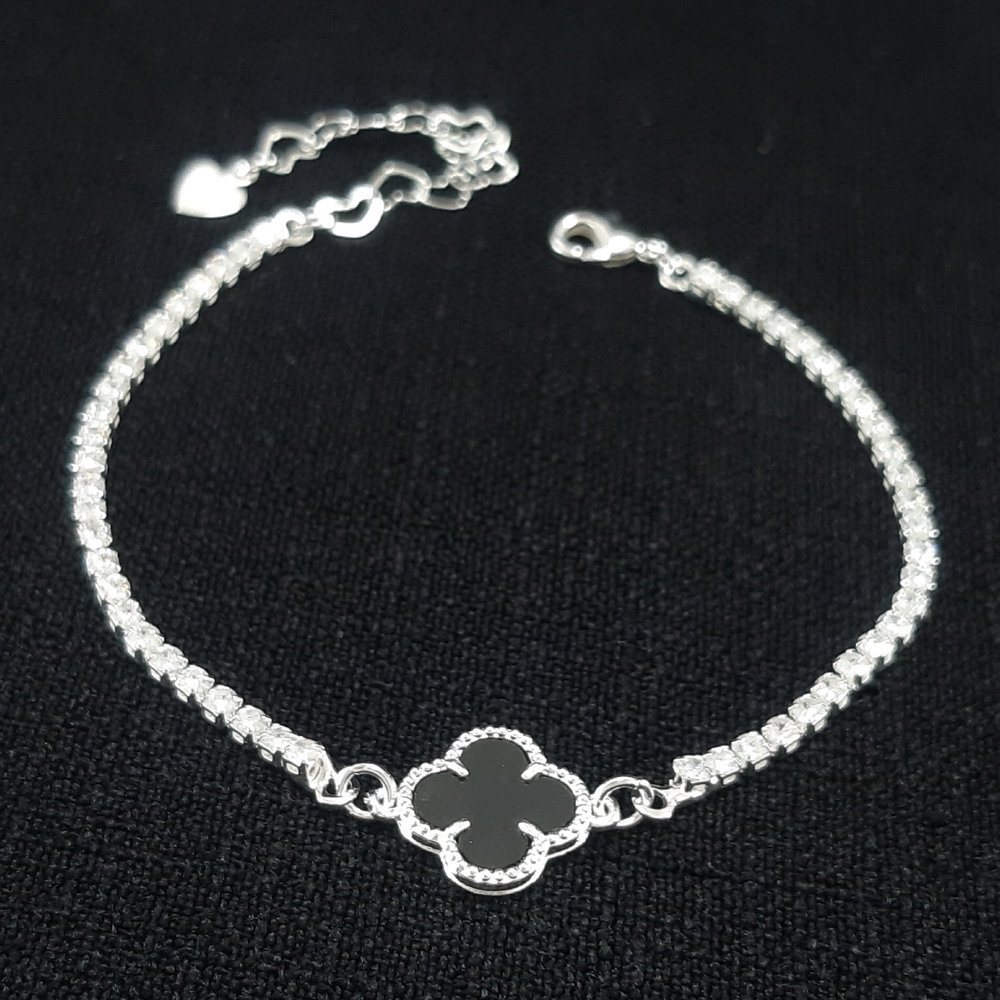 Pulseira riviera com trevo - Imagem 4