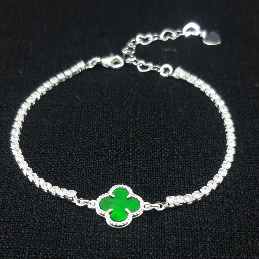 Pulseira riviera com trevo - Imagem 5