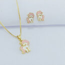 Conjunto infantil unicornio rosa