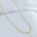 Cordão masculino elo cartier liso