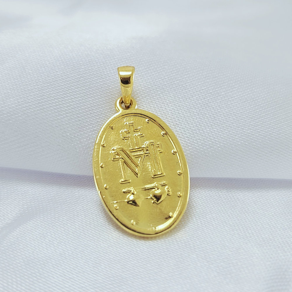 Pingente medalha Nossa Senhora das Graças - Imagem 2