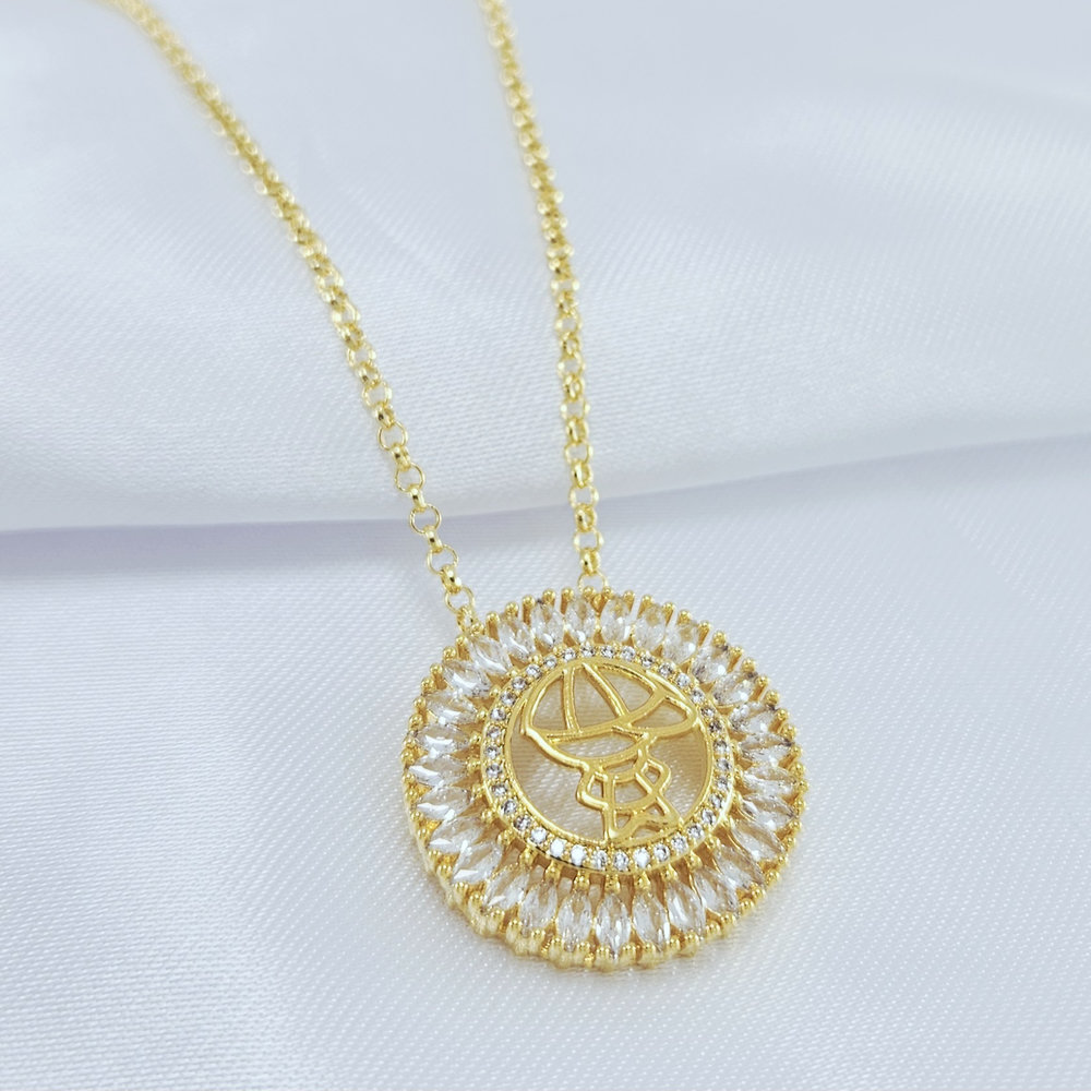 Gargantilha mandala menino cravejado