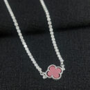 Gargantilha choker riviera com trevo detalhado