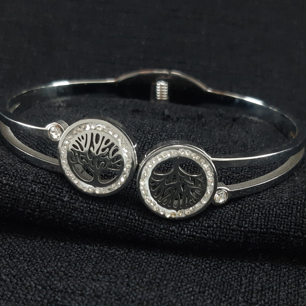 Bracelete árvore da vida cravejado detalhe ponto de luz