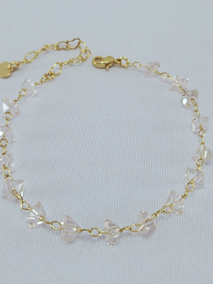 pulsira com pedras rosé