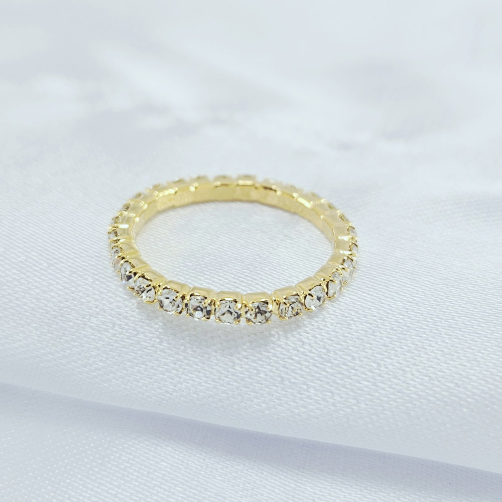 Anel fio cravejado - Imagem 2