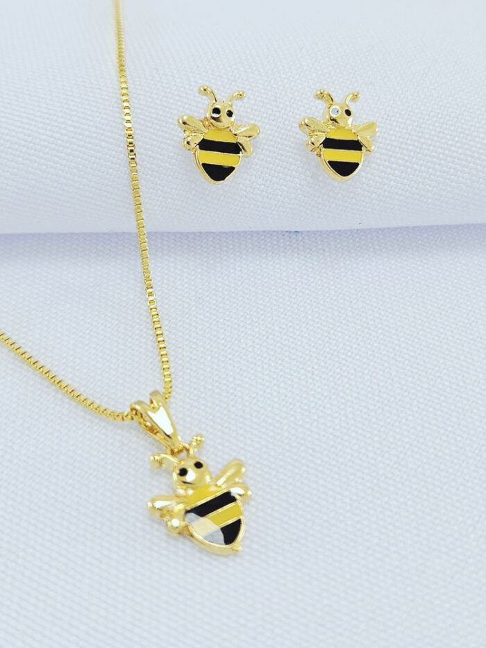Conjunto infantil abelha