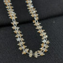 Gargantilha choker pedras de quartzo