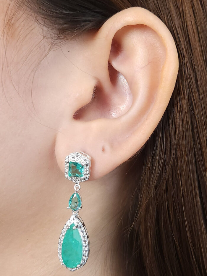 Brinco celebre base quadrada pêndulo gota