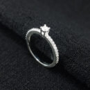 Anel ponto de luz CRISTAL cravejado