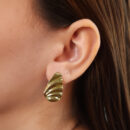 Brinco formato oval detalhado