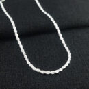 Cordão masculino baiano prateado