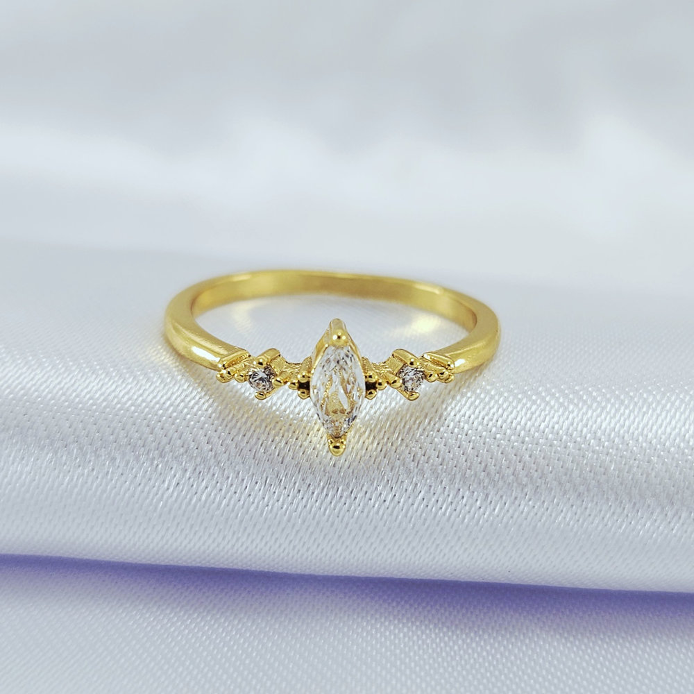 Anel cristal com zircônias - Imagem 2