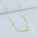 Gargantilha choker com pérolas