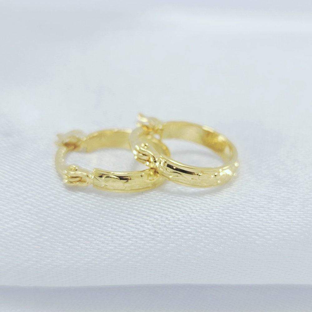 Argolinha antialérgica craquelada