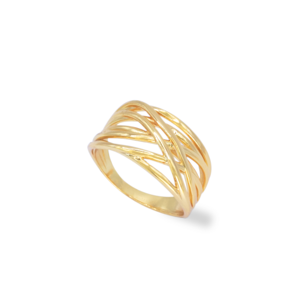 ANEL FOLHEADO A OURO - 1000 x 1000 px